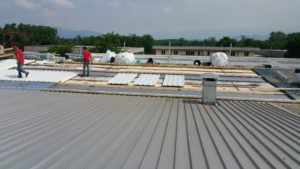 Rifacimento copertura capannone industriale Ronco Briantino (MB)