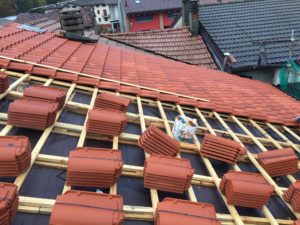 Stratigrafia tetto in legno