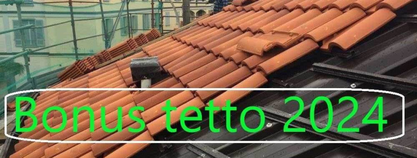 Bonus tetto 2024
