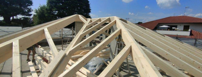 Legno lamellare per tetti