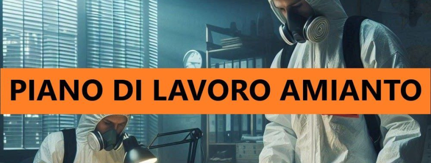 Piano di lavoro amianto