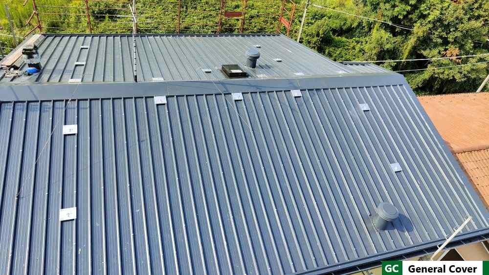 Linea vita anticaduta su tetto in legno Varese Lombardia